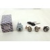 Toyota Corolla AE92 Sedan '88 - '92 Ignition Lock Cylinder + Door Lock + Trunk Lid Lock Key Sets | OE Number : 69005-12780 / 69005-12790